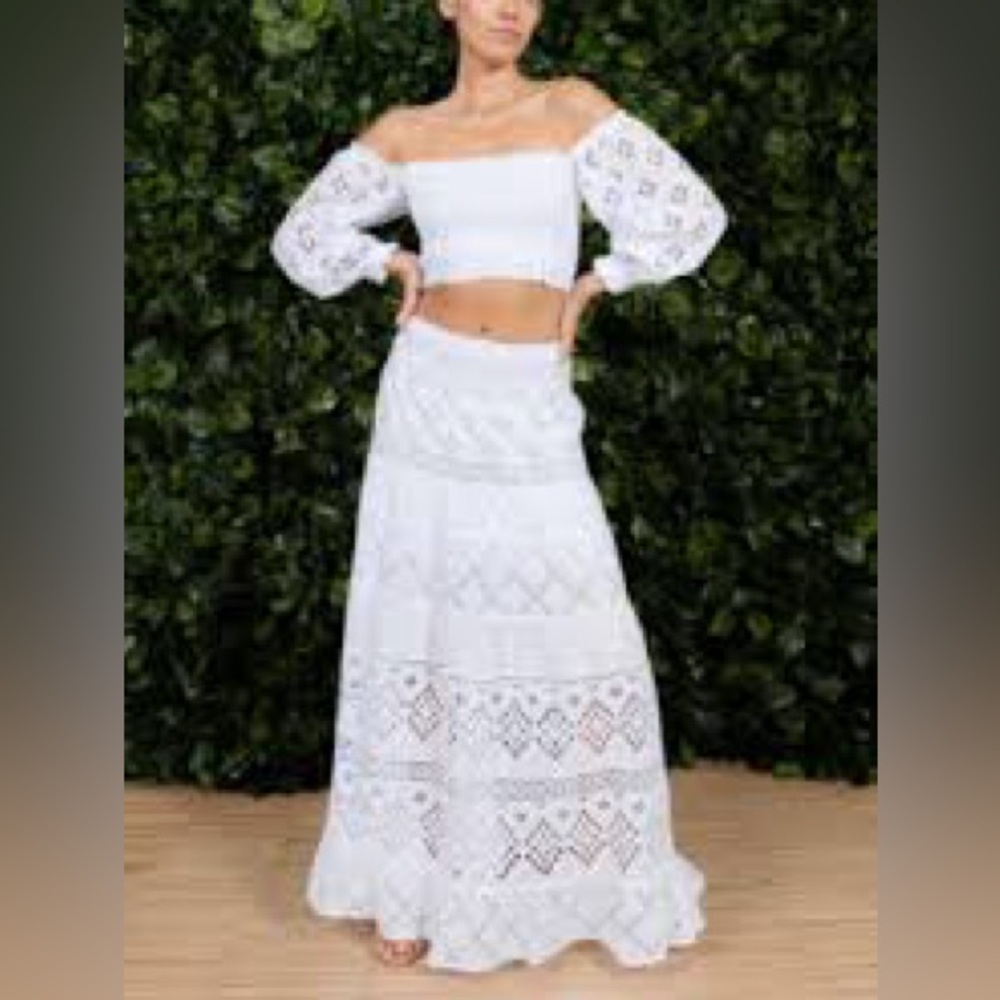 Beautiful lace maxi skirt from Temptation Positano